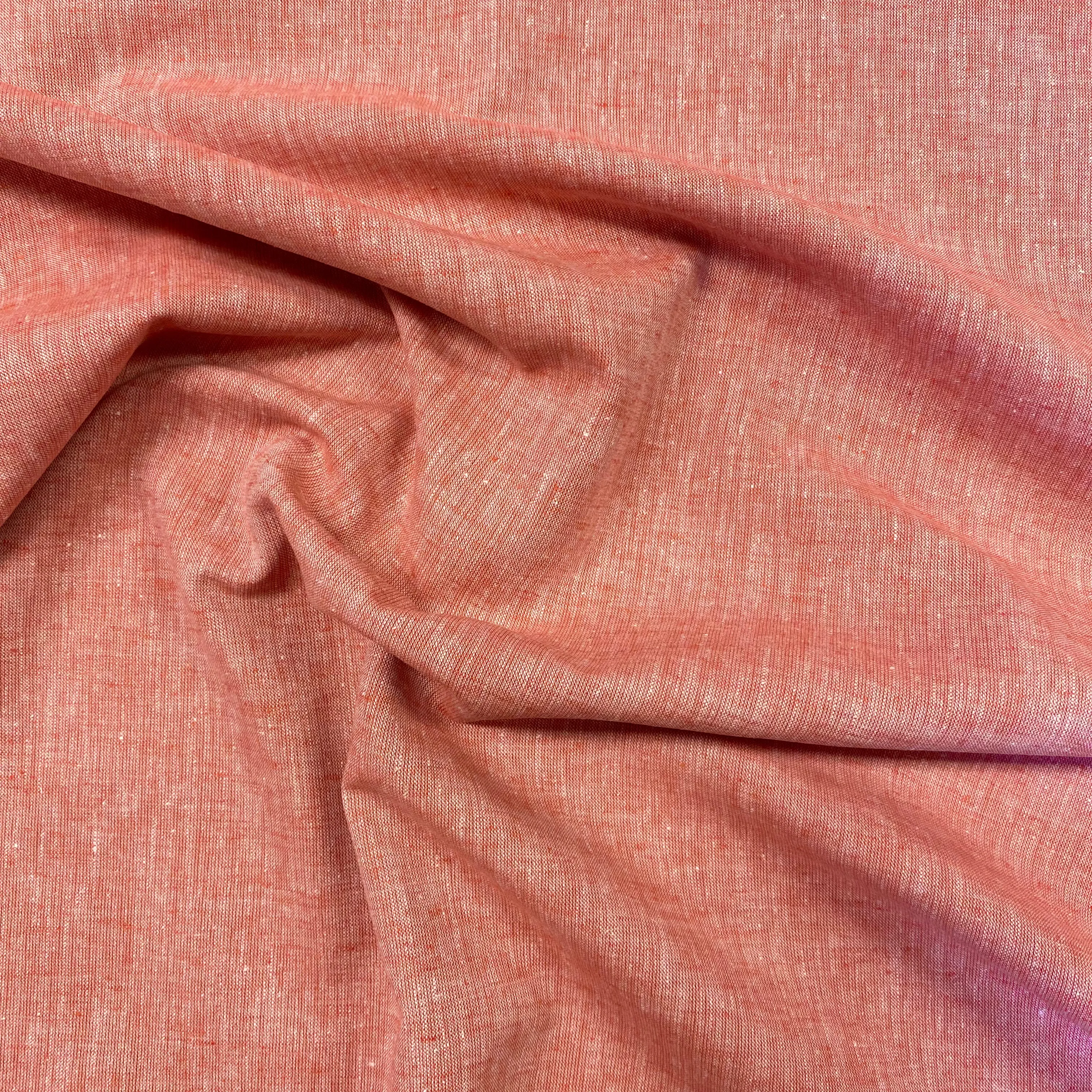 Chilli Linen & Cotton Slub Blend