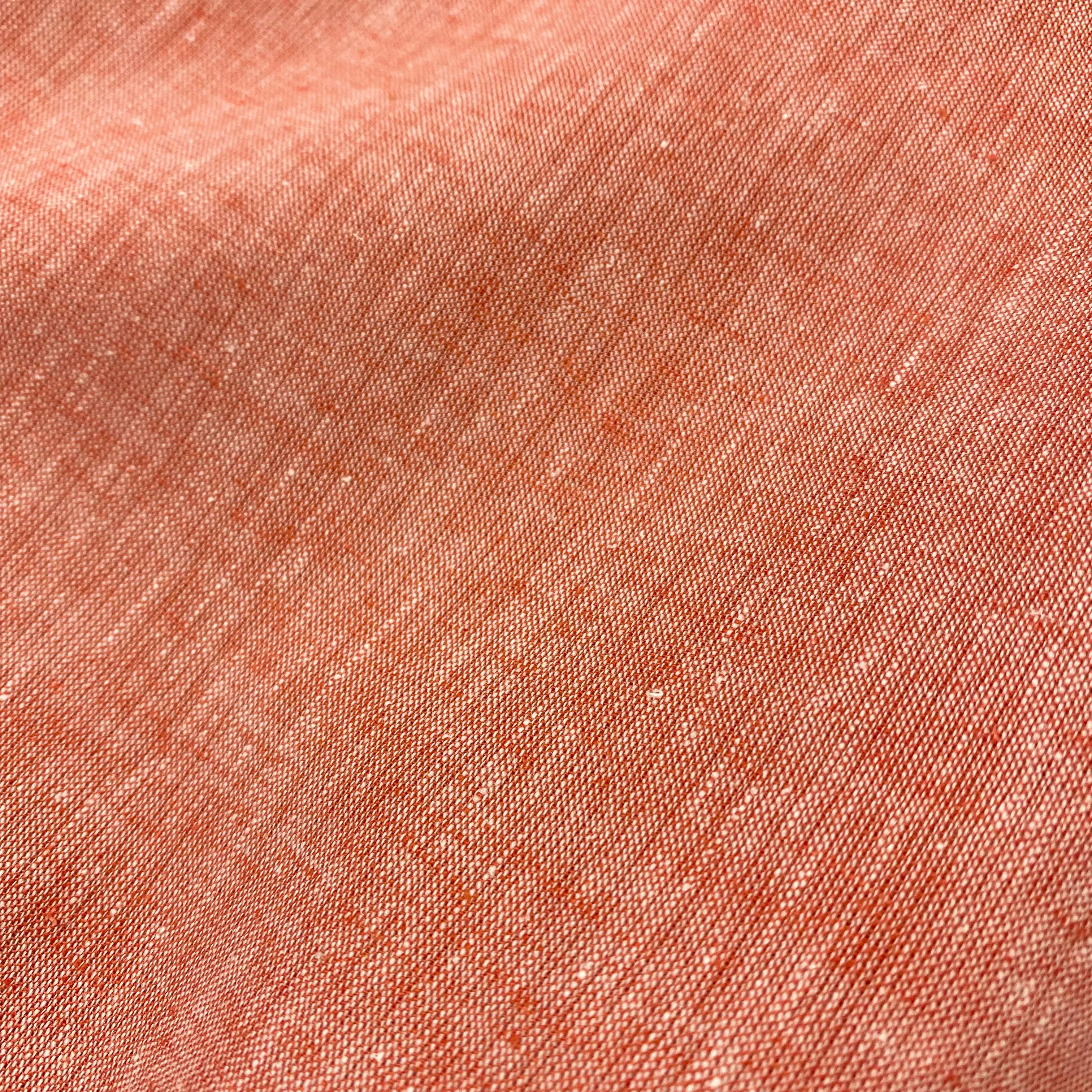Chilli Linen & Cotton Slub Blend