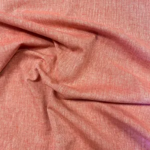 Chilli Linen & Cotton Slub Blend