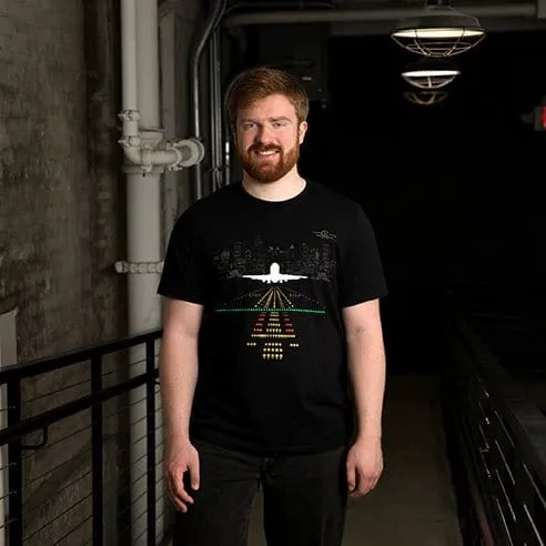 City Skyline Aeroplane Apparel Co. Men's T-Shirt