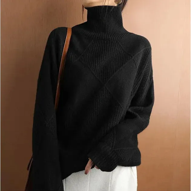 Clara | Argyle Sweater