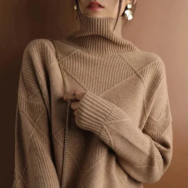 Clara | Argyle Sweater