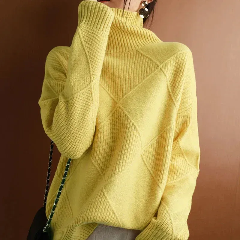 Clara | Argyle Sweater
