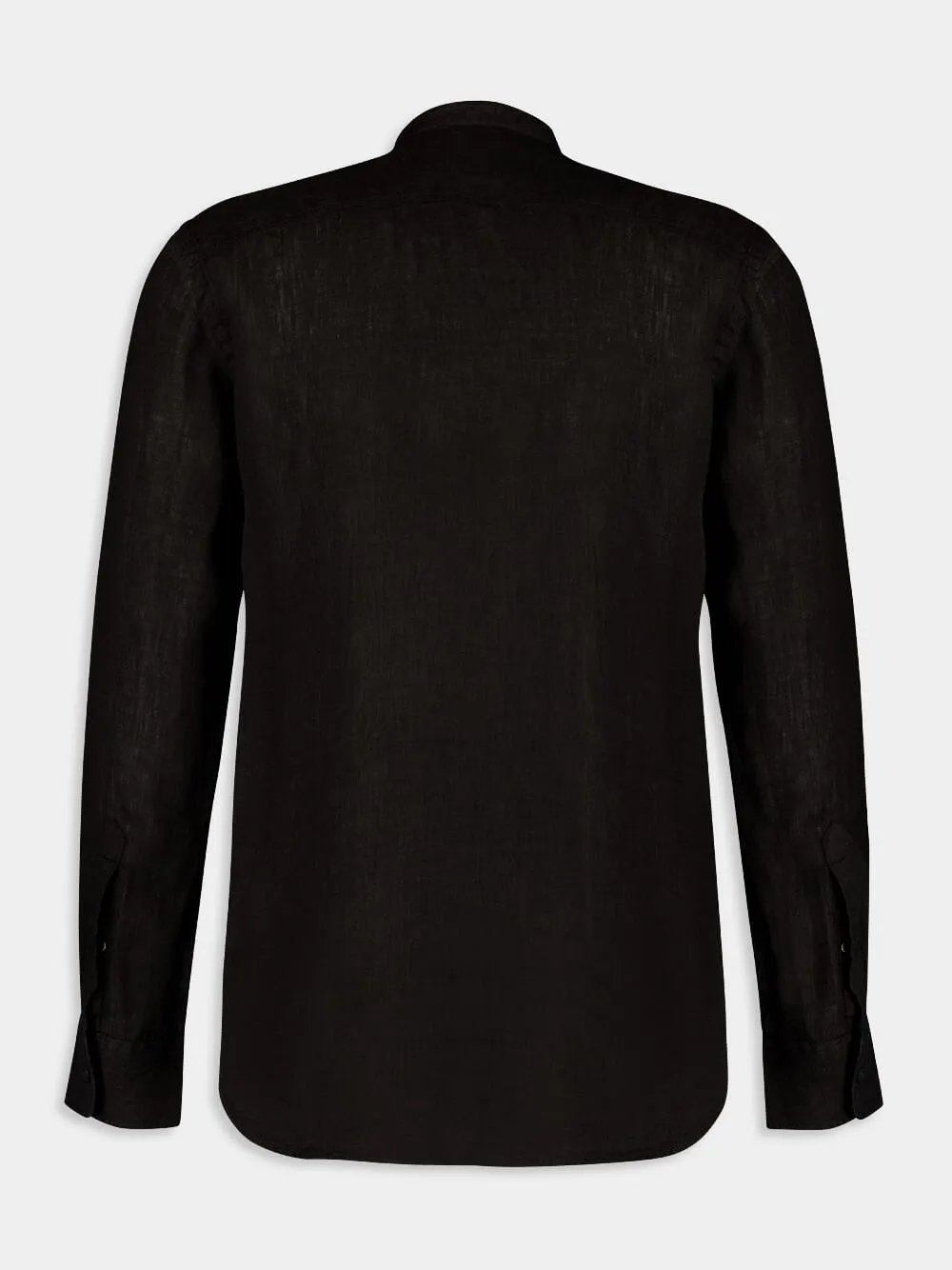 Classic Black Linen Shirt