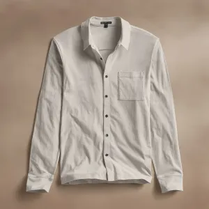 Clean Finish Jersey Shirt - Salt