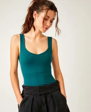 Clean Lines Bodysuit Forest Pool