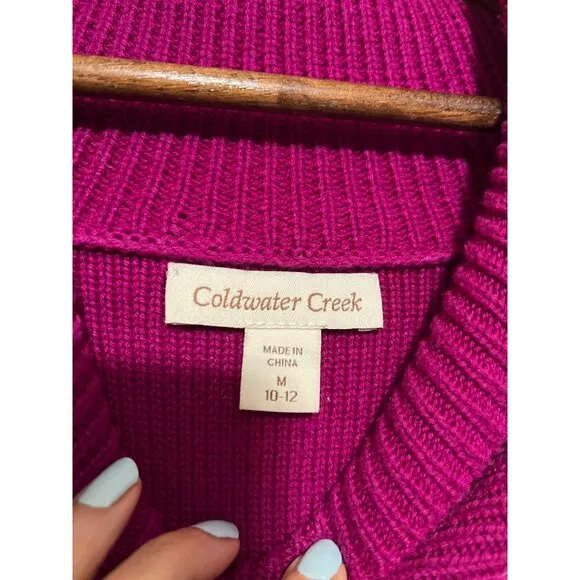 Coldwater Creek 2 Sweaters Bundle M &amp; L