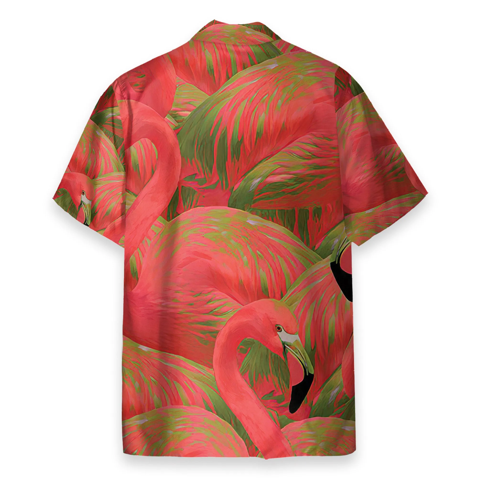 Colorful Flamingo Button's Up Shirts - Hawaiian Shirt