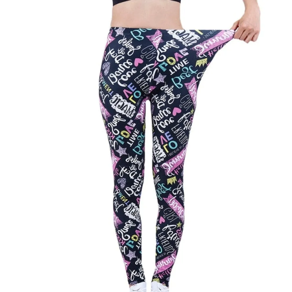 ContiNent 33 Leggings Floral Patterned Print Leggins For Women Leggings Houndstooth Sale Elastic Design Vintage Leggins
