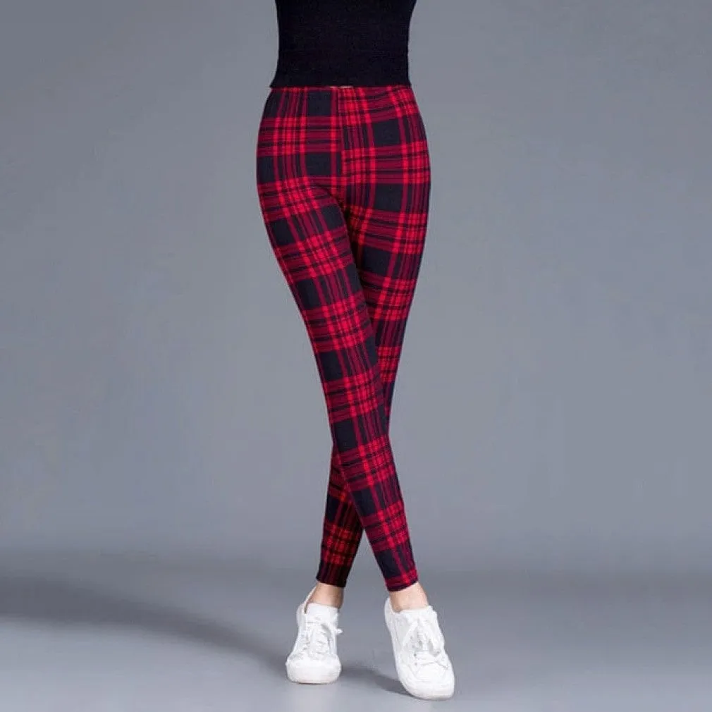 ContiNent 33 Leggings Floral Patterned Print Leggins For Women Leggings Houndstooth Sale Elastic Design Vintage Leggins