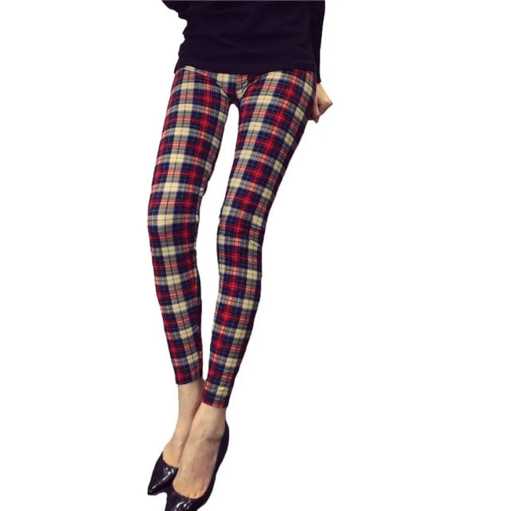 ContiNent 33 Leggings Floral Patterned Print Leggins For Women Leggings Houndstooth Sale Elastic Design Vintage Leggins
