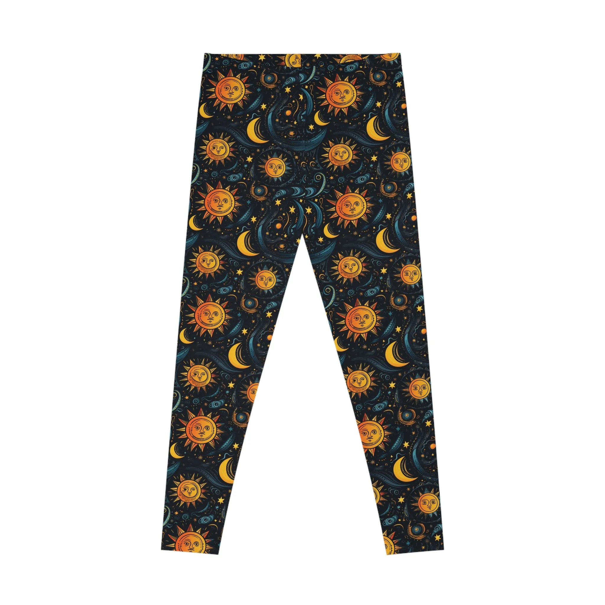 Cosmic Glow Stretchy Leggings - Cosmic Yoga Pants for Freedom and Comfort