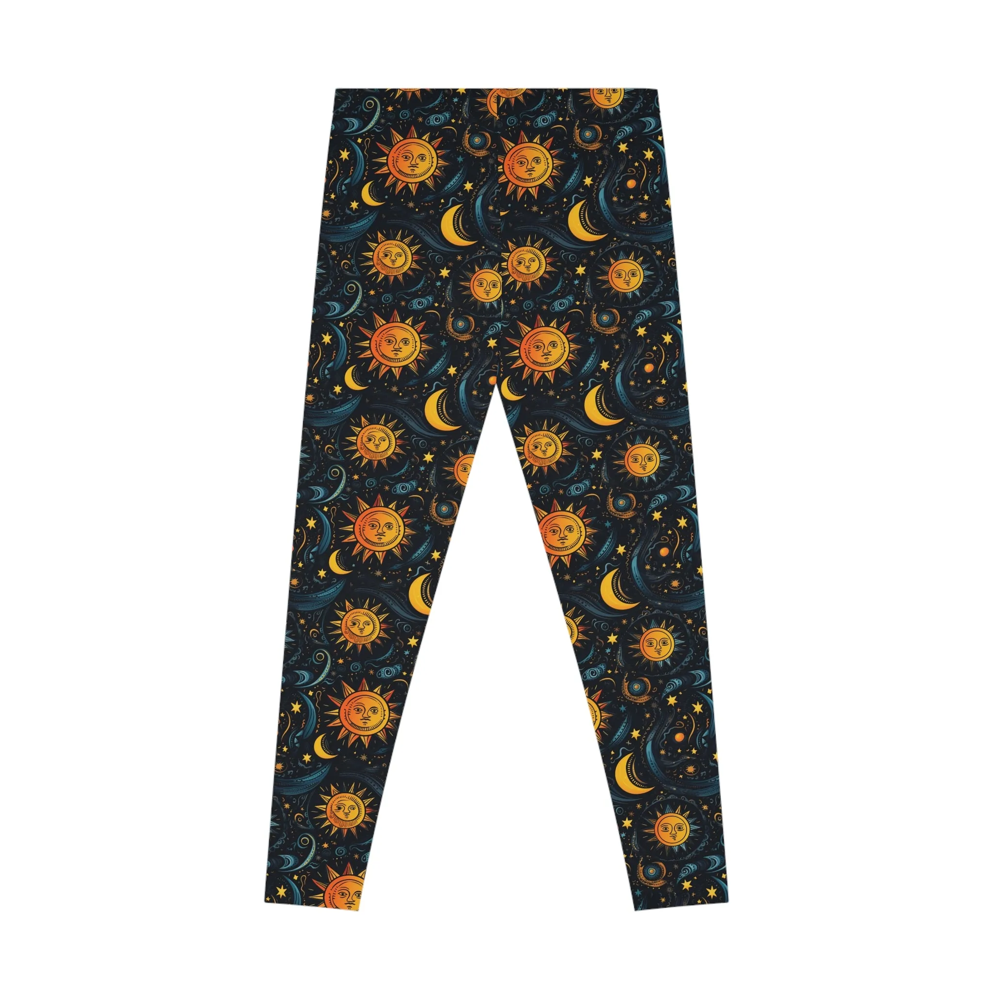 Cosmic Glow Stretchy Leggings - Cosmic Yoga Pants for Freedom and Comfort