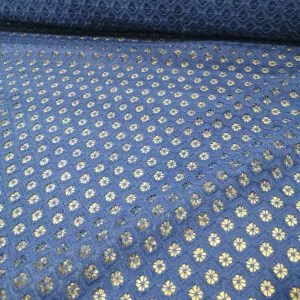 Cotton Embroidered, Navy