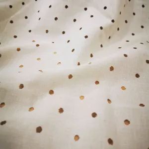 Cotton, Perforated White - 2.25m piece