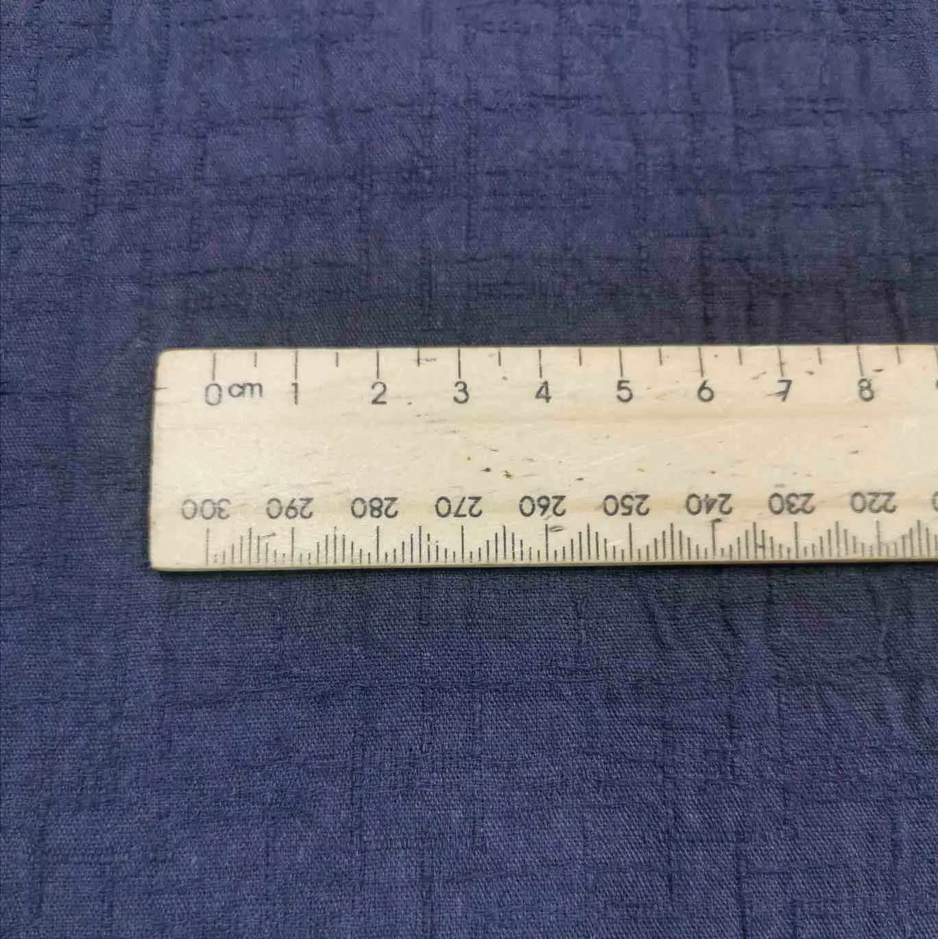 Cotton Wrinkled Dobby, Midnight - 2.25m piece