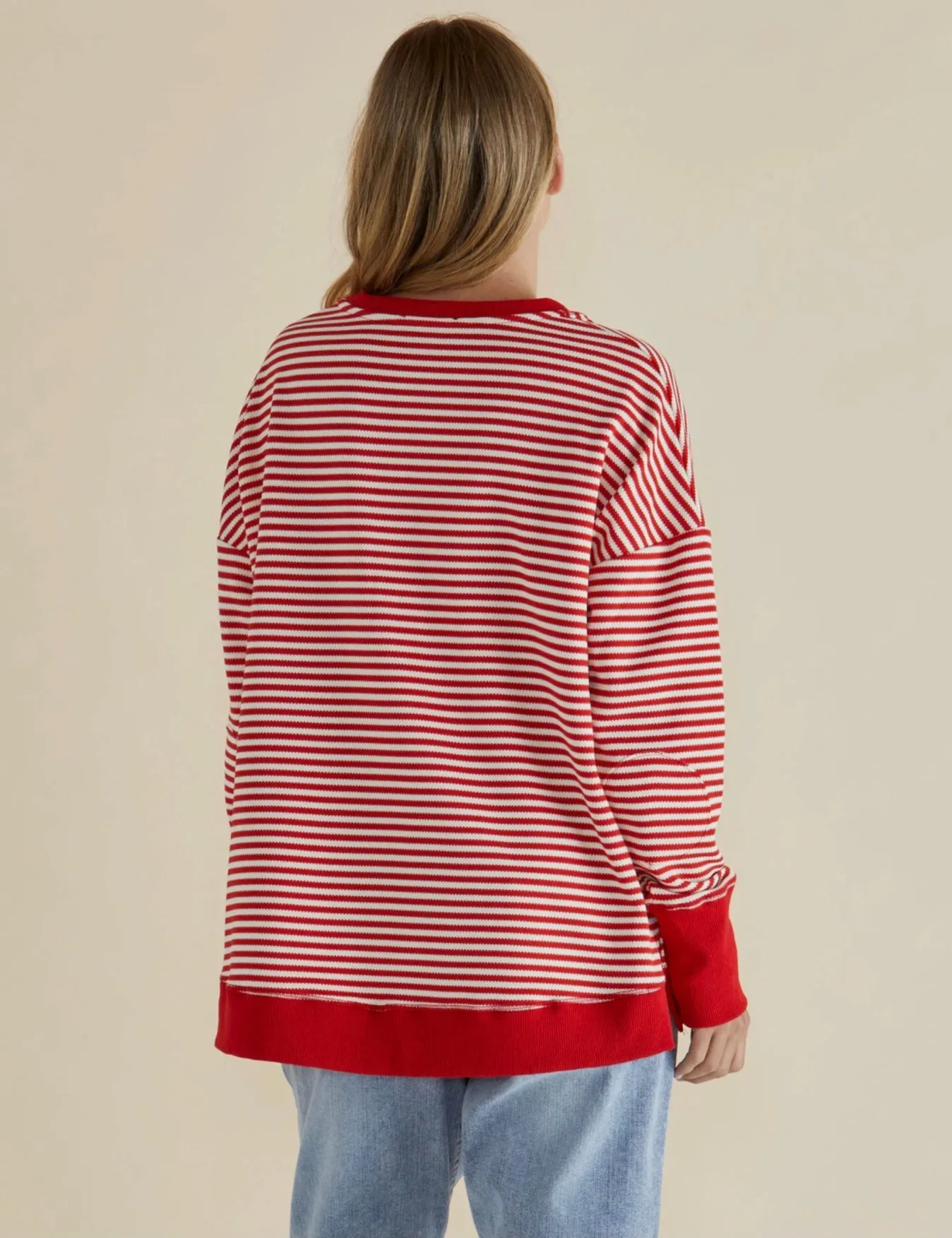 Cove Sweat - Red Stripe