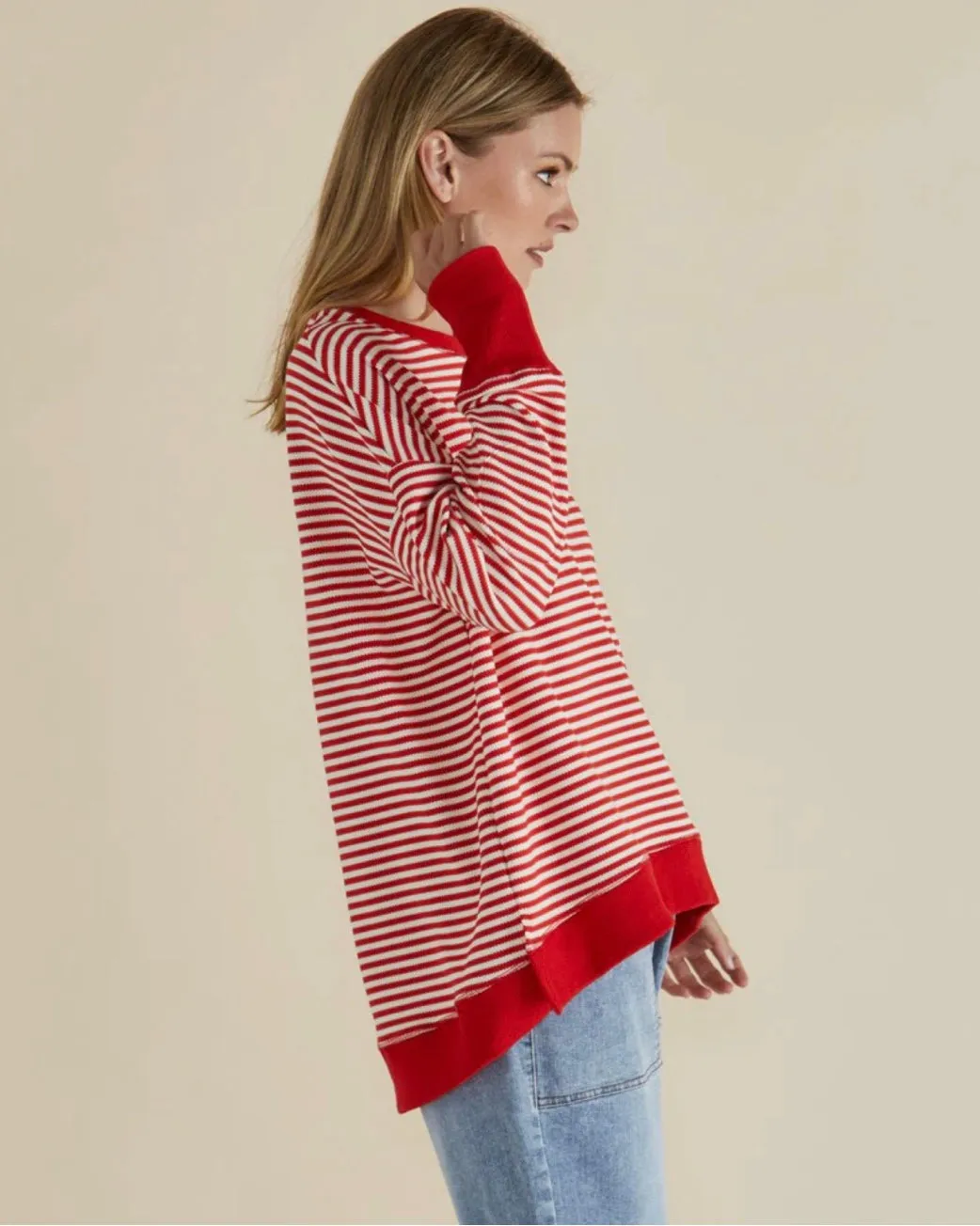 Cove Sweat - Red Stripe