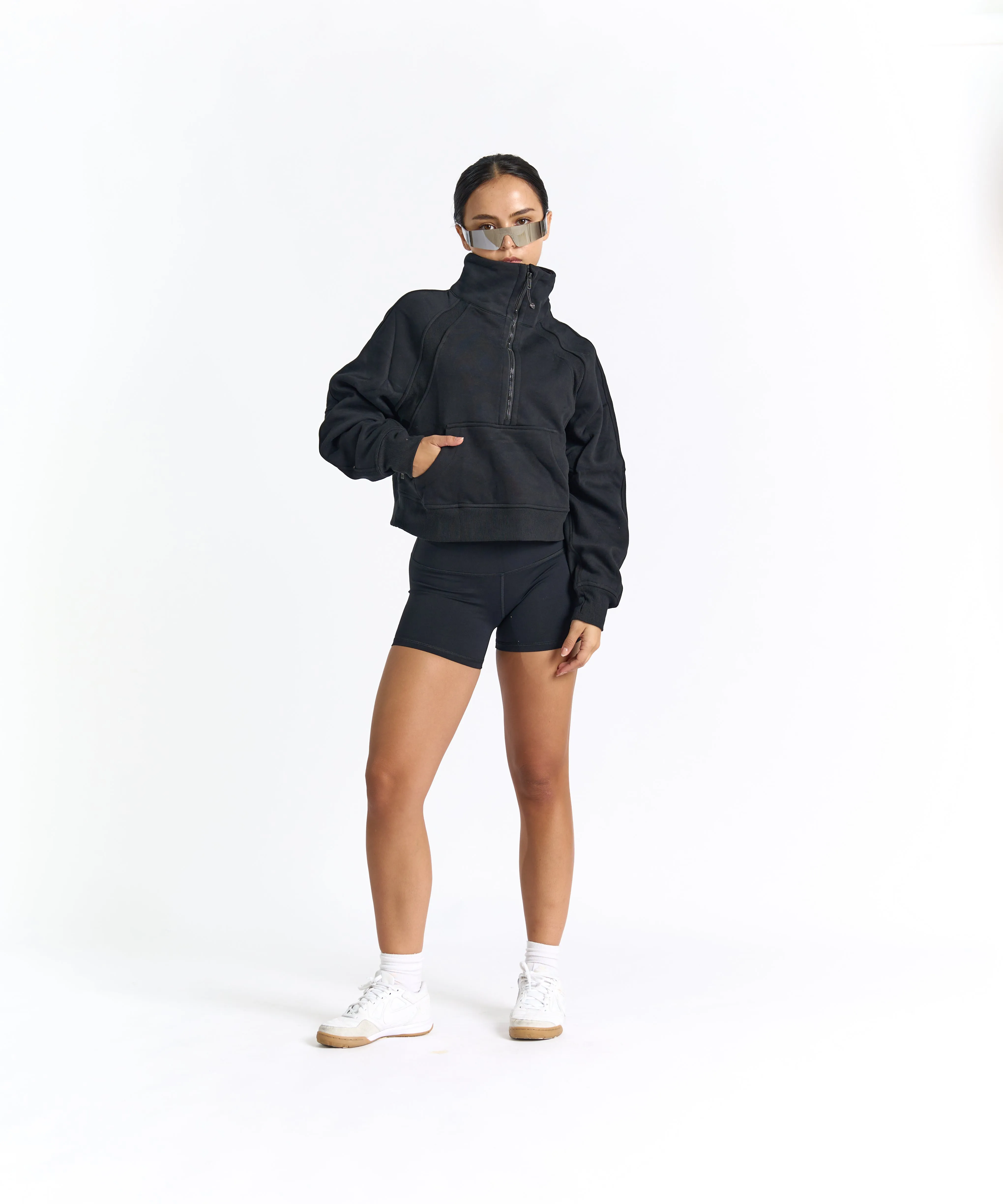 CozyEase Oversized Half-Zip Pullover