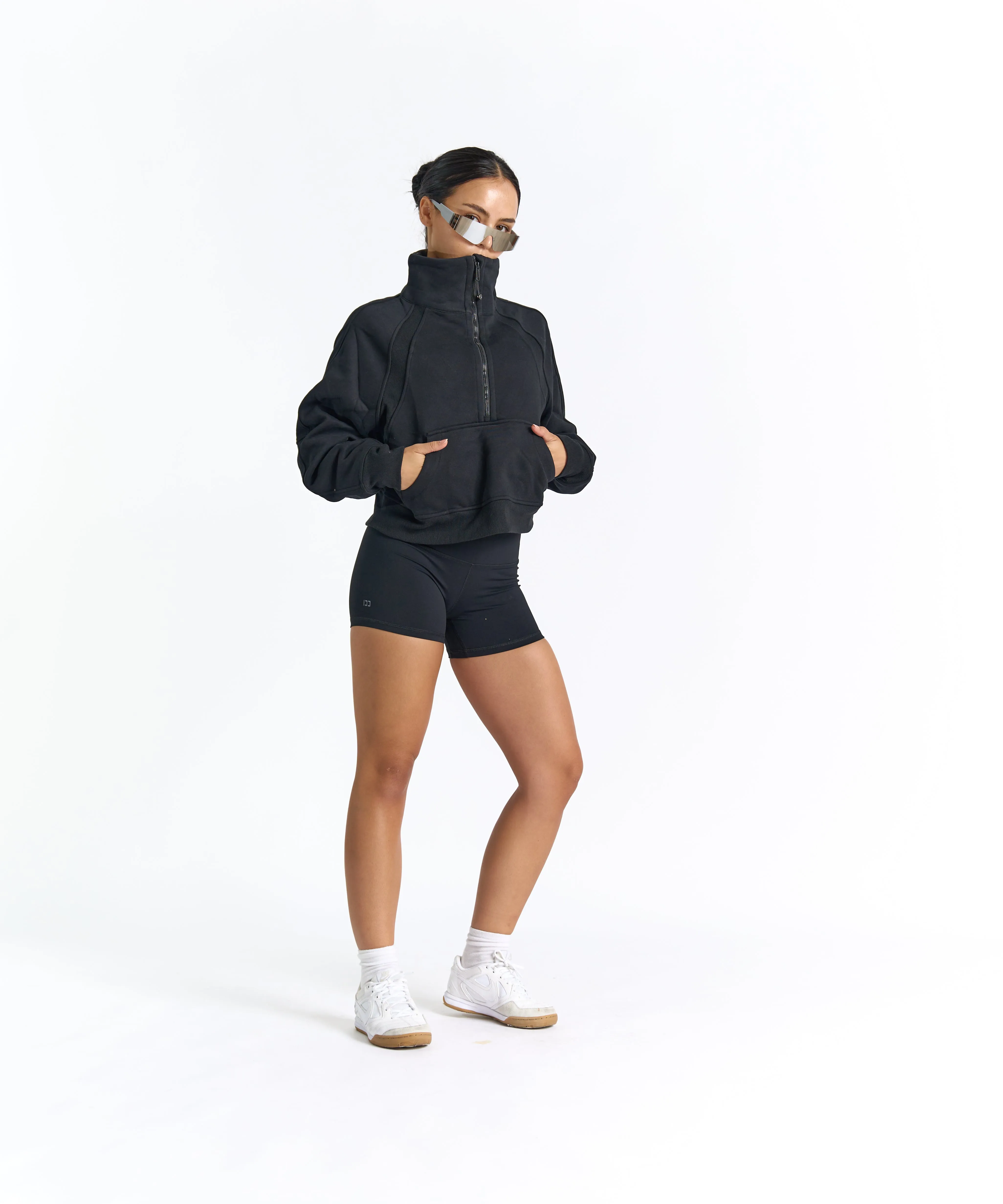 CozyEase Oversized Half-Zip Pullover