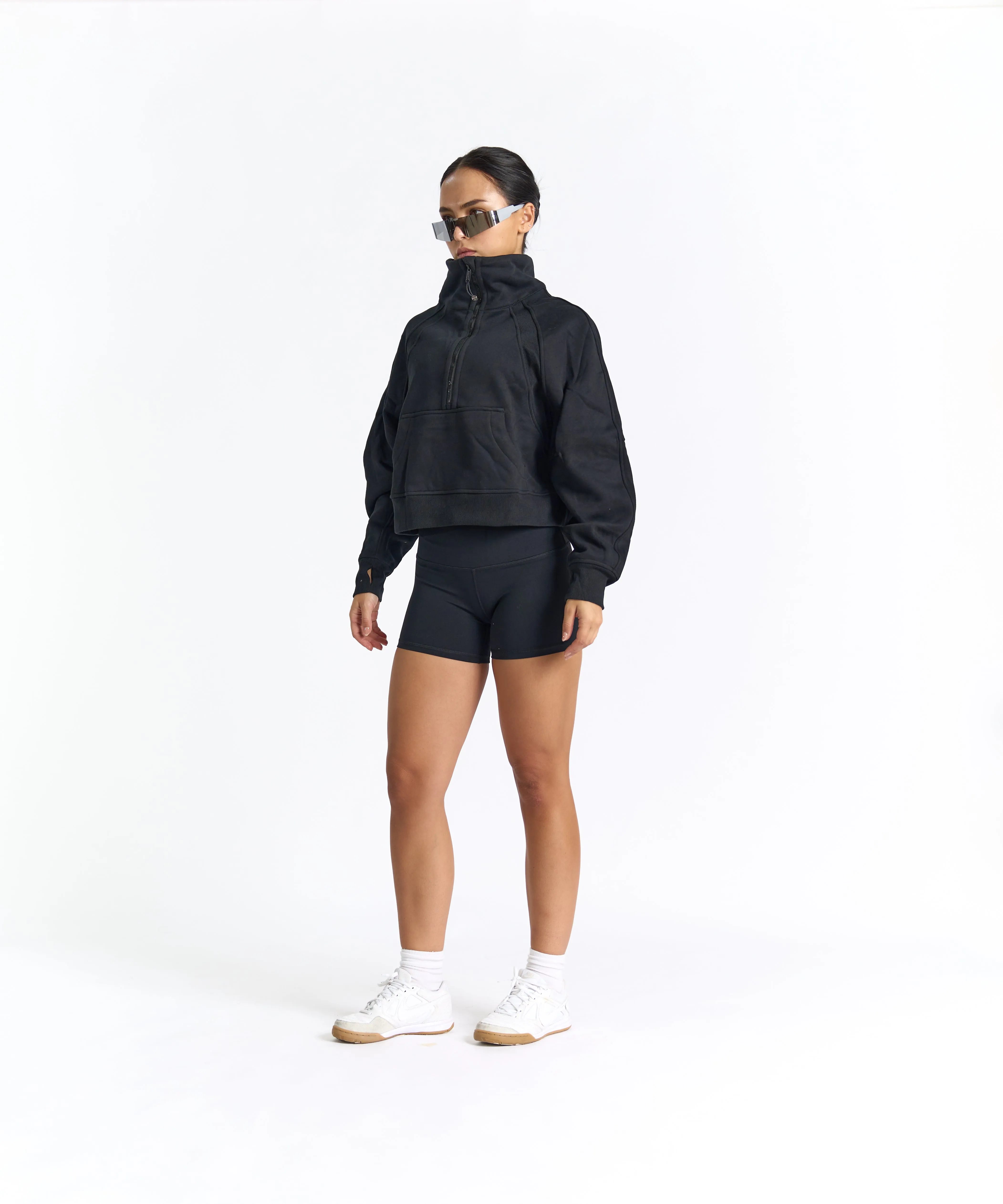 CozyEase Oversized Half-Zip Pullover
