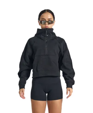 CozyEase Oversized Half-Zip Pullover