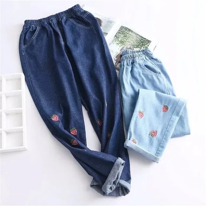Cute strawberry jeans yc20972