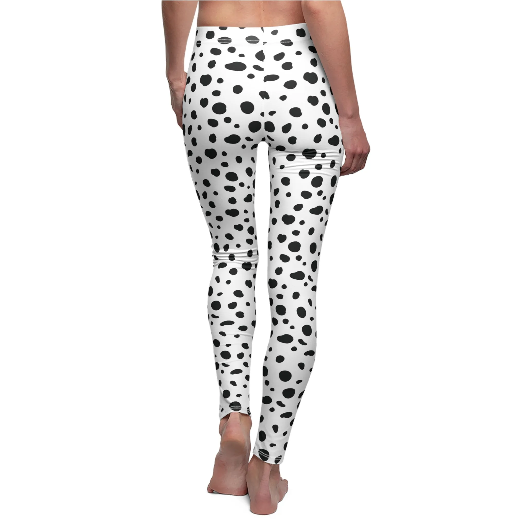 Dalmatian Print Womens Yoga Pants Dalmatian Costume - Saiko Studio