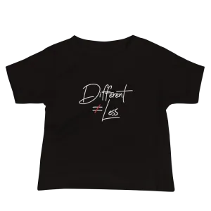 Different Does Not Equal Less (Original Clean Design) Baby Dark Color Shirts