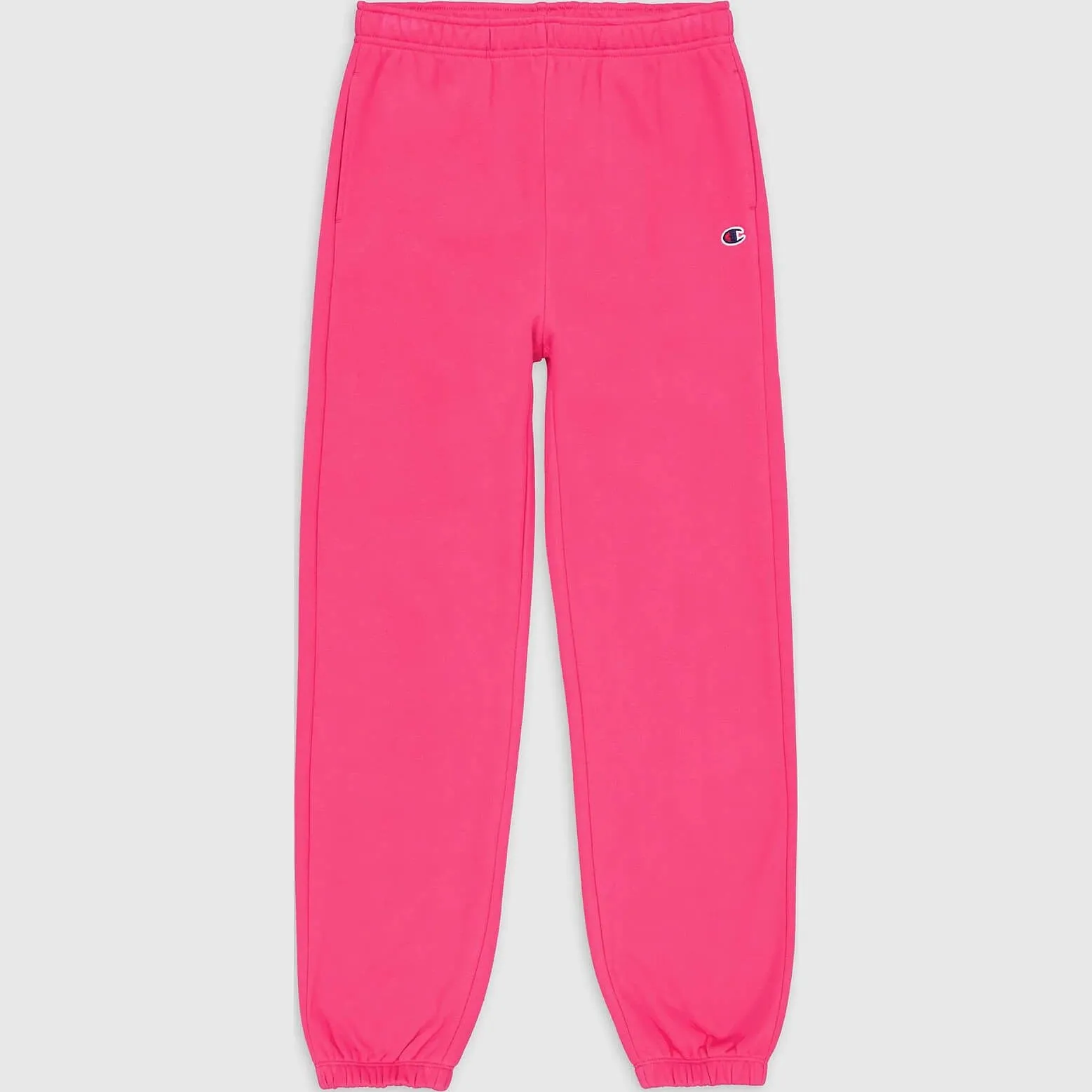Dámske tepláky Champion wmn's Knitted Champion Logo Elastic Cuff Pants ružové