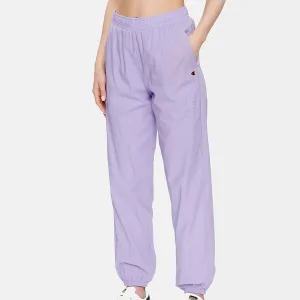 Dámske tepláky Champion wmn's Woven elastic cuff pants fialové
