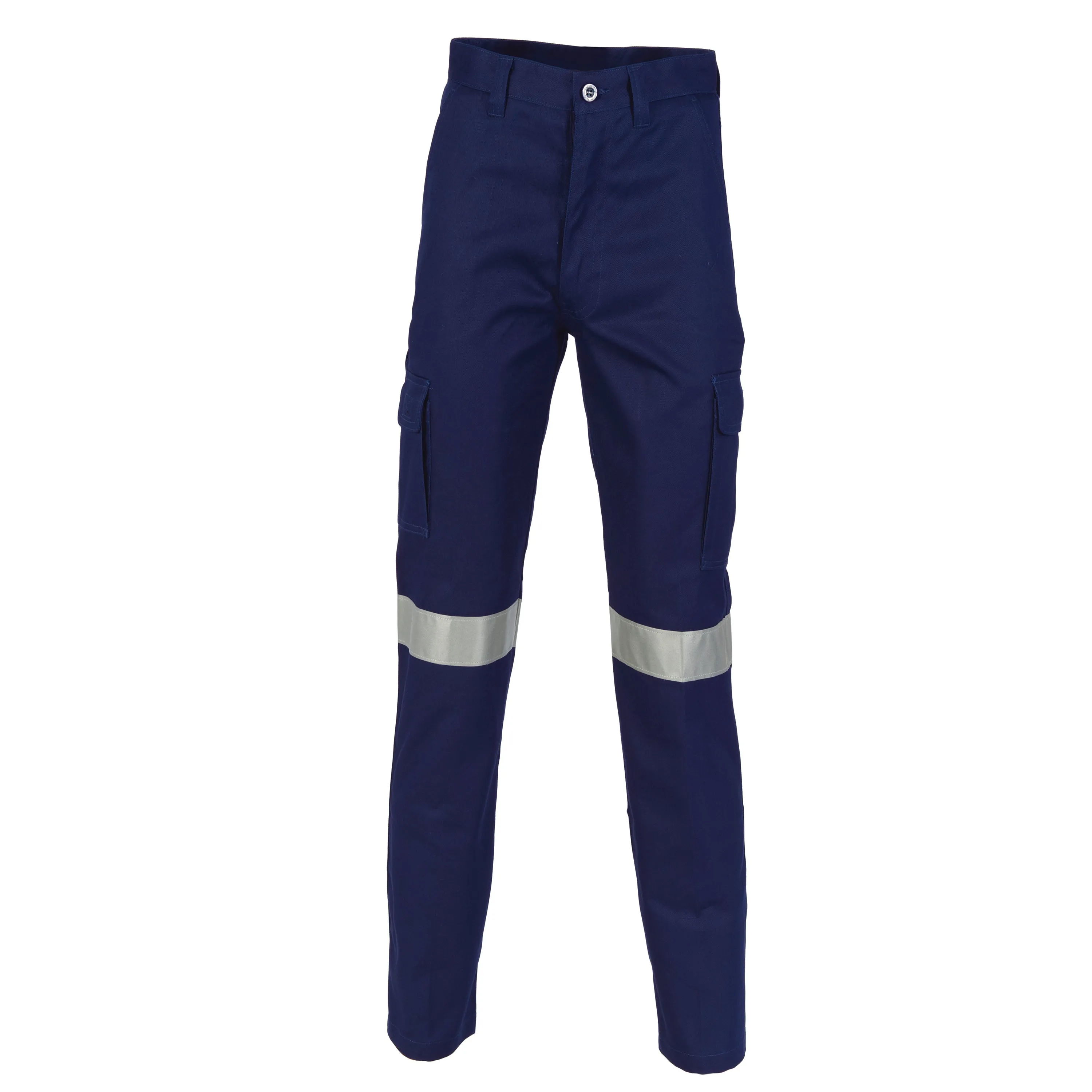 DNC Cotton Drill Cargo Pants With 3M R/Tape (3319)