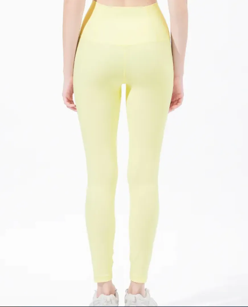 easyoga Lespiro Spirit Tights4 - Y11 Light Lemon