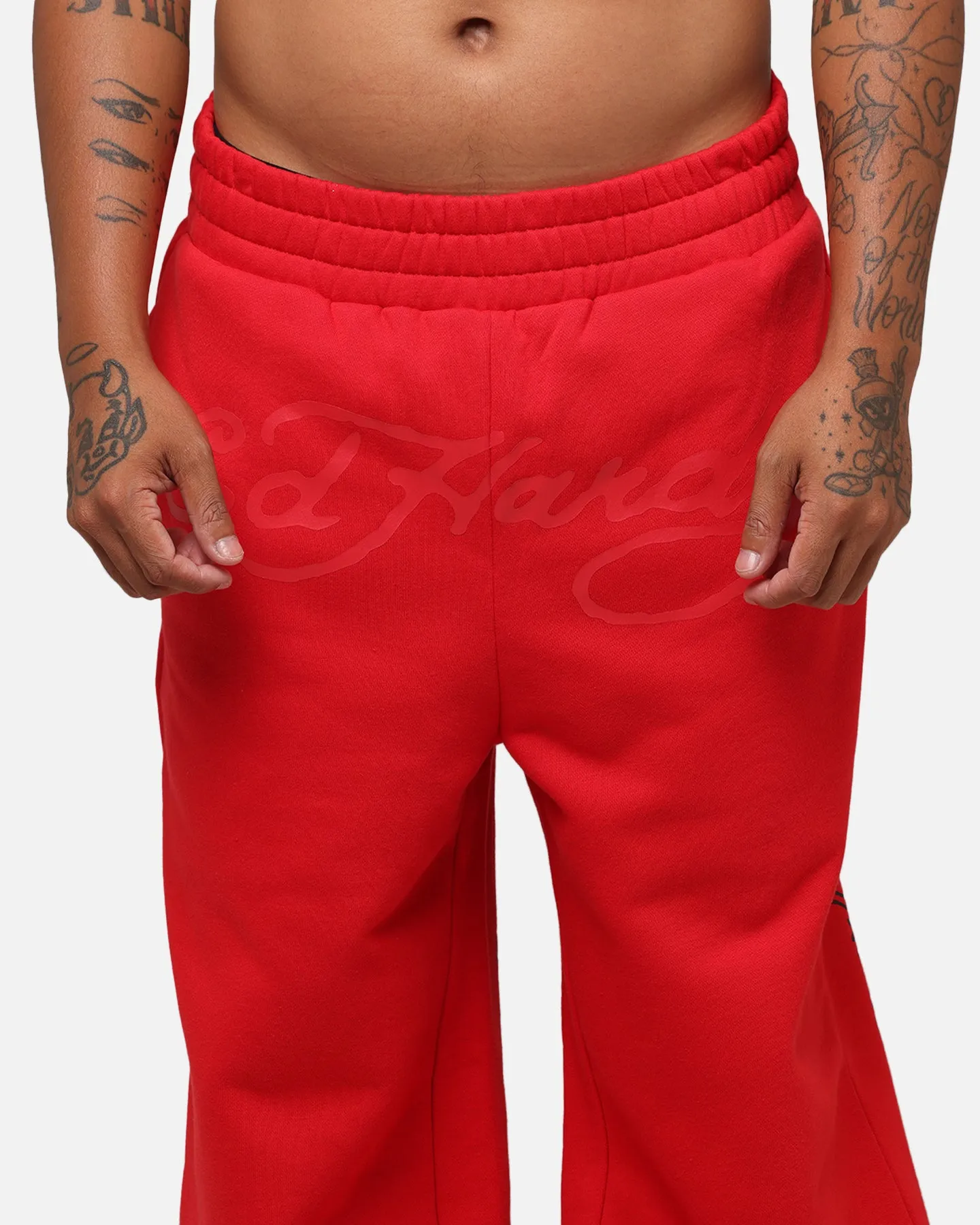 Ed Hardy Dragon Trackpants Red