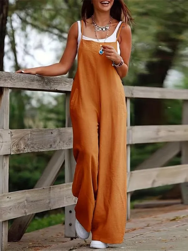 Elegant Nora Beige Jumpsuit