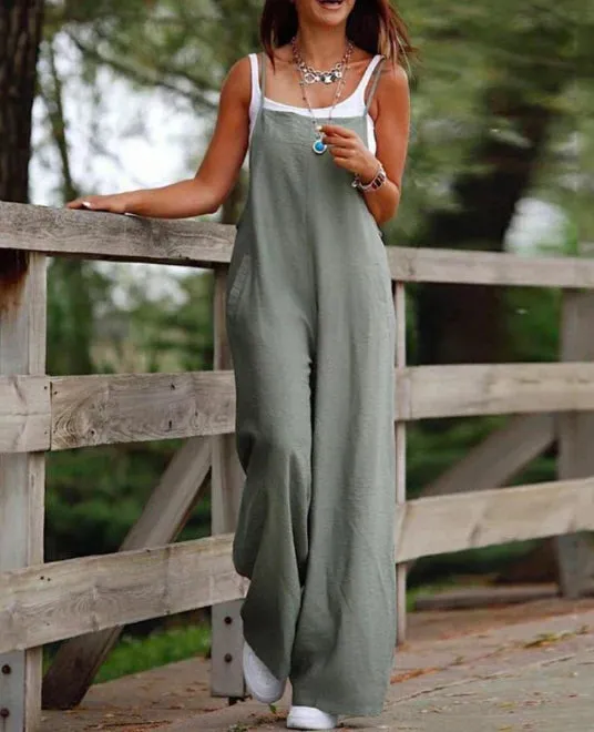 Elegant Nora Beige Jumpsuit