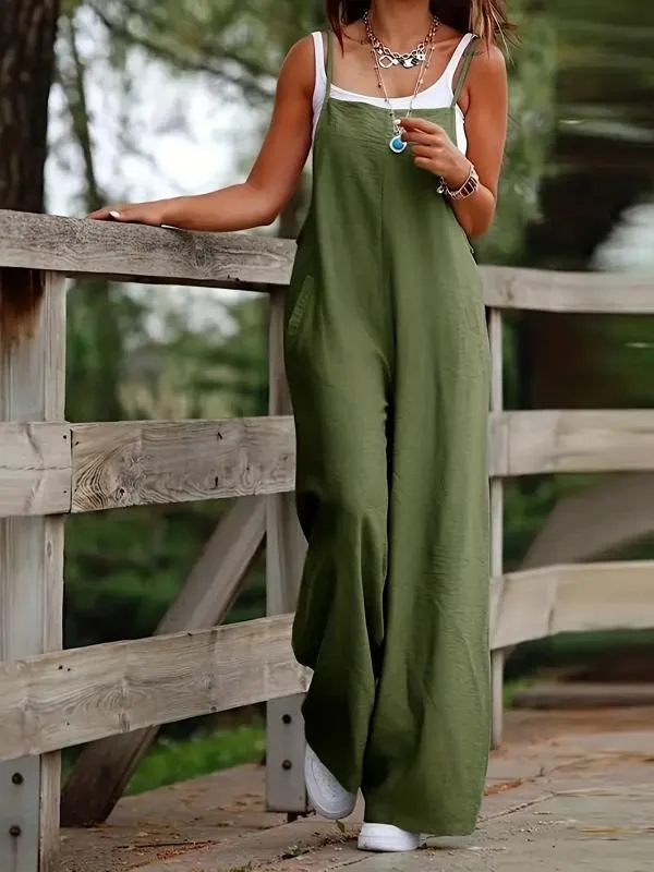 Elegant Nora Beige Jumpsuit