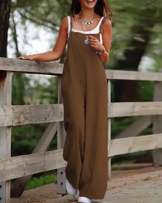 Elegant Nora Beige Jumpsuit
