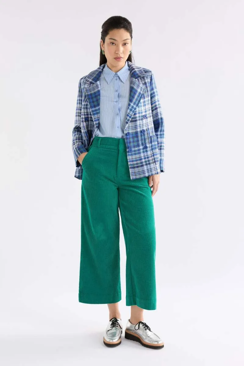 Elk the Label Rhes Cord Pant in Island Green