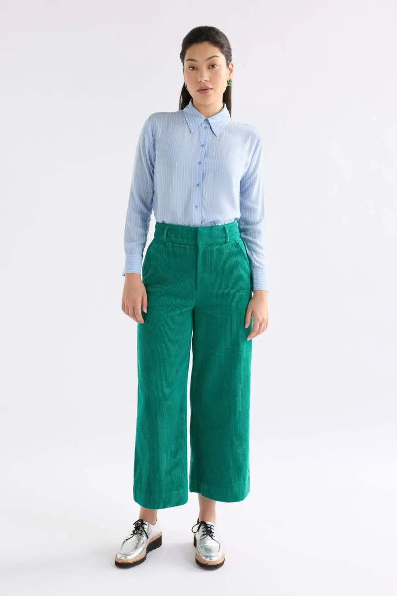 Elk the Label Rhes Cord Pant in Island Green