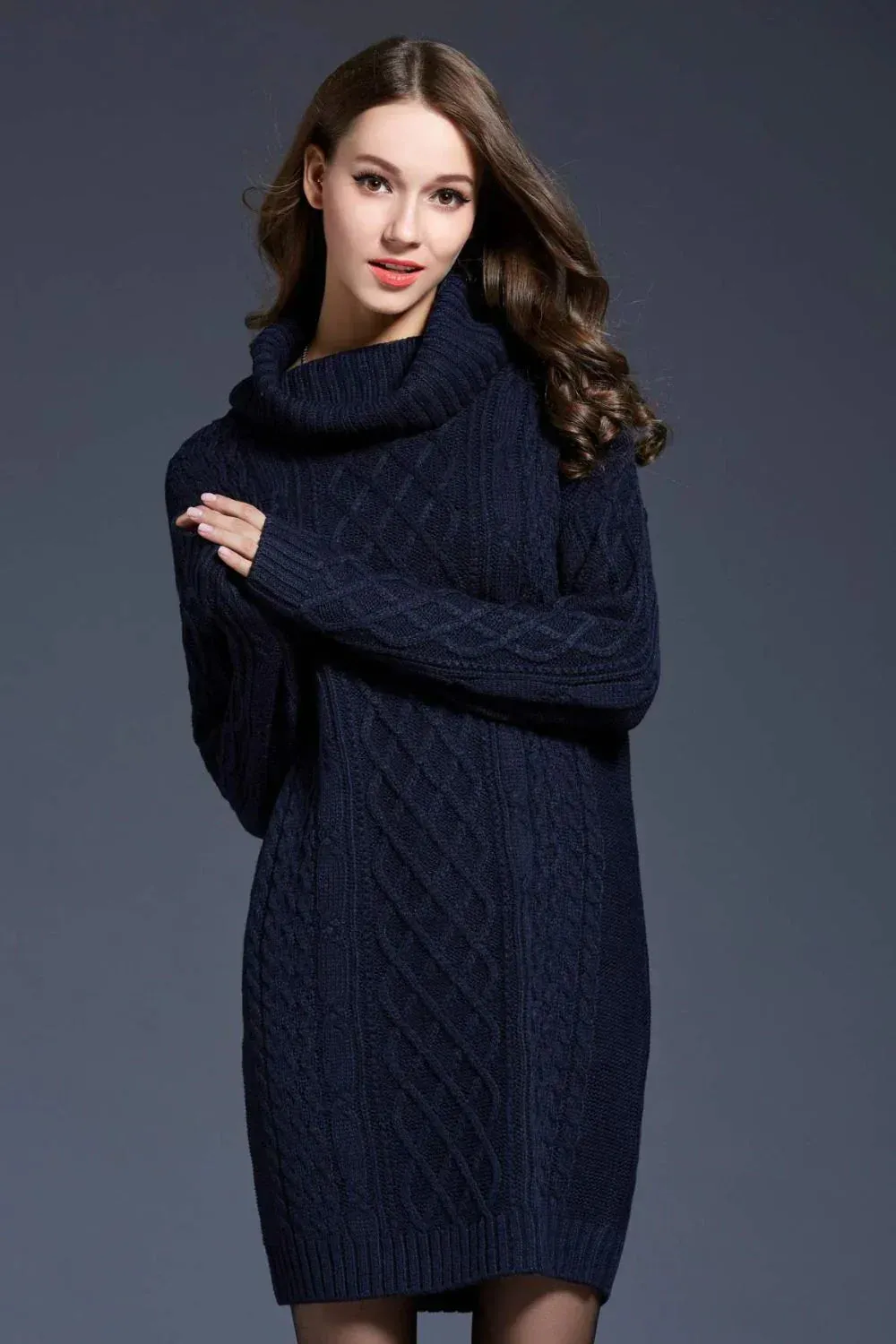 Els | Knitted Sweater Dress for Fall & Winter