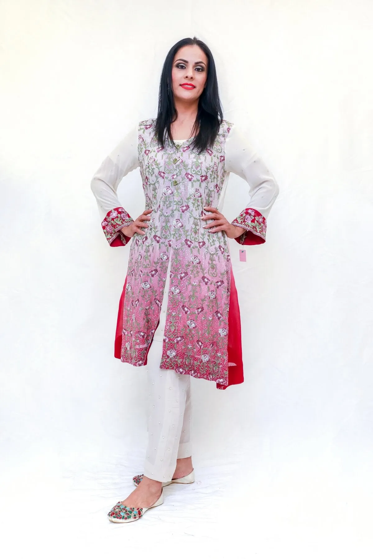 Embroidered Chiffon Shalwar Kameez