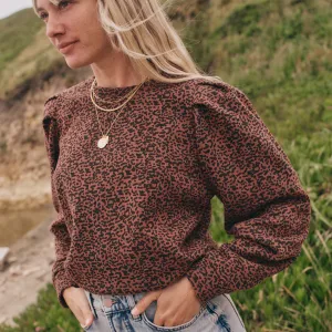 Enya Puff Sleeve Sweatshirt
