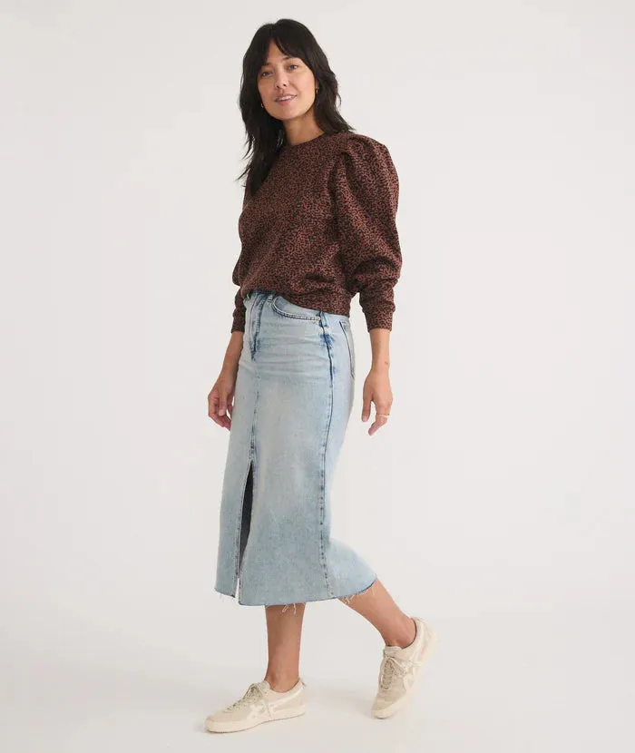 Enya Puff Sleeve Sweatshirt