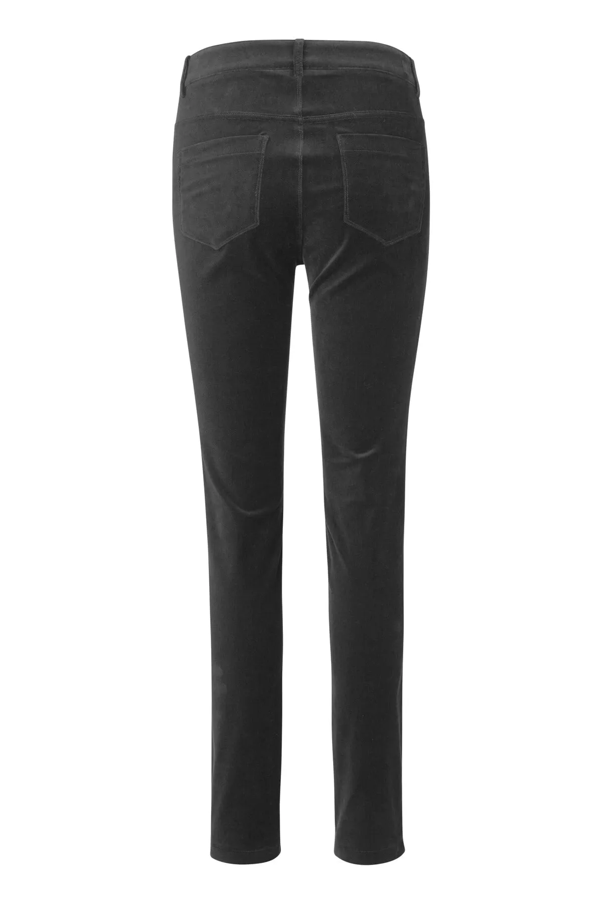 ESSENTIAL STRETCH VELVET TROUSERS