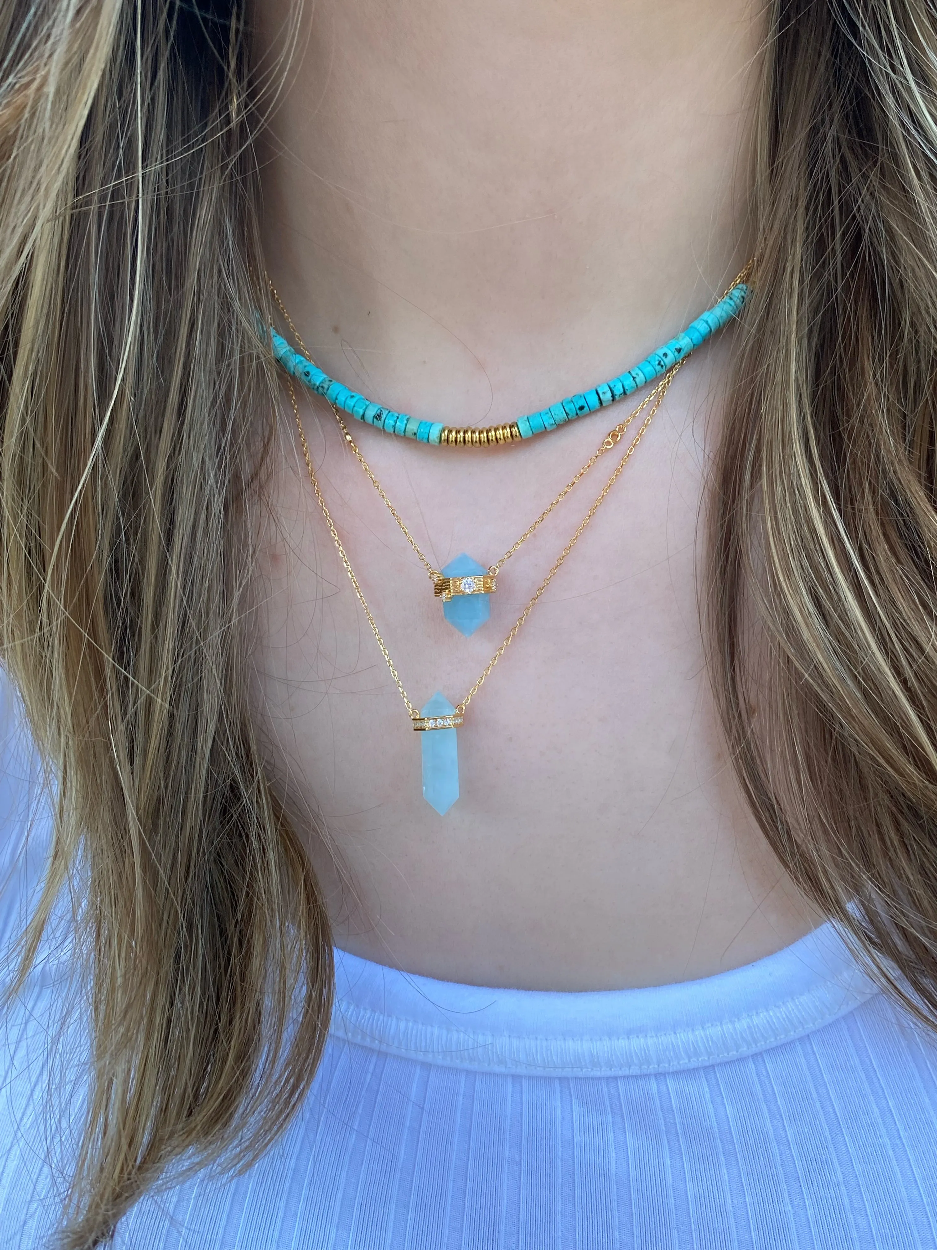 Ethereal Aquamarine Necklace