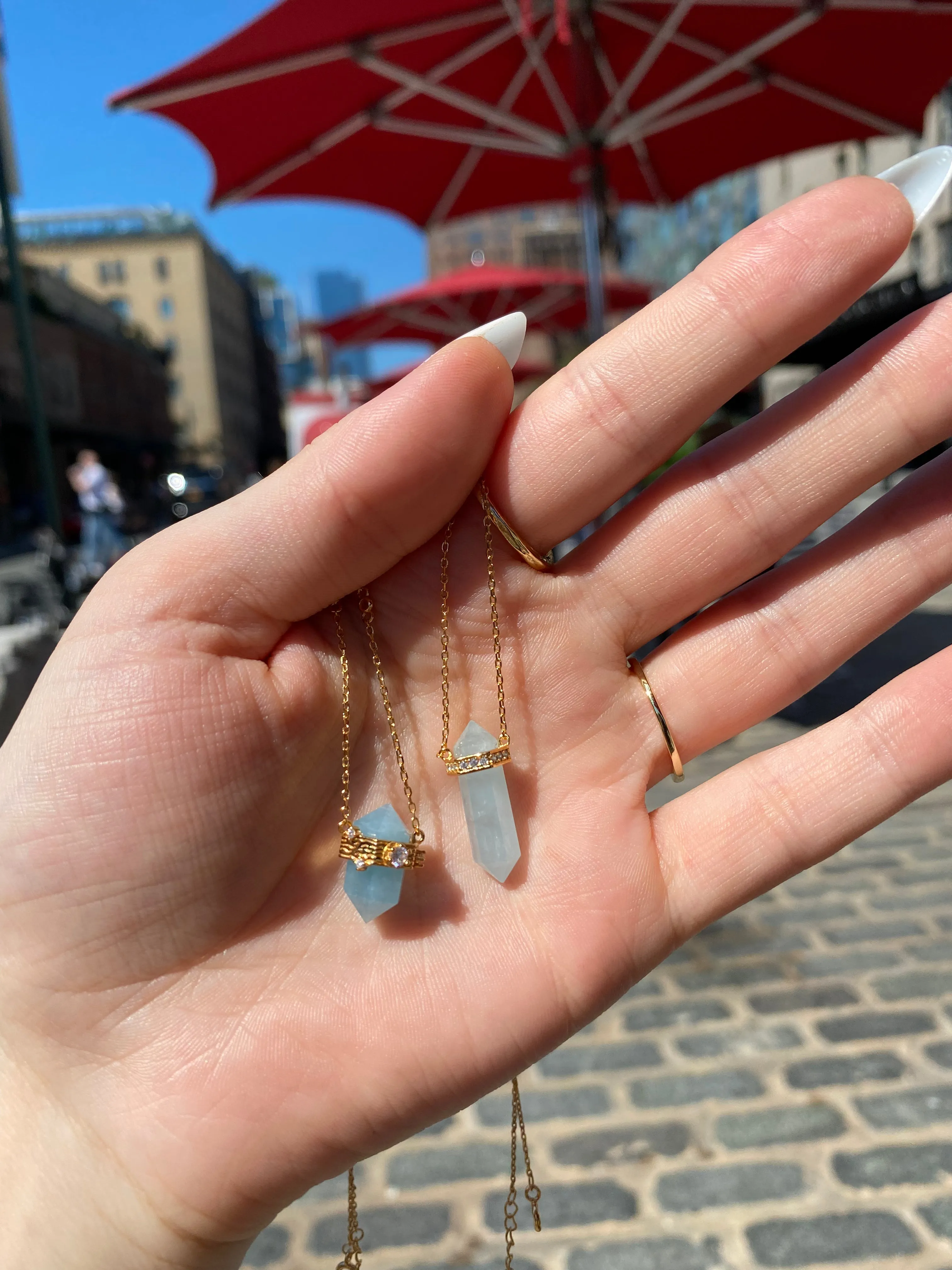 Ethereal Aquamarine Necklace