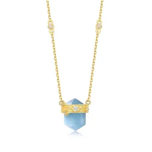 Ethereal Aquamarine Necklace