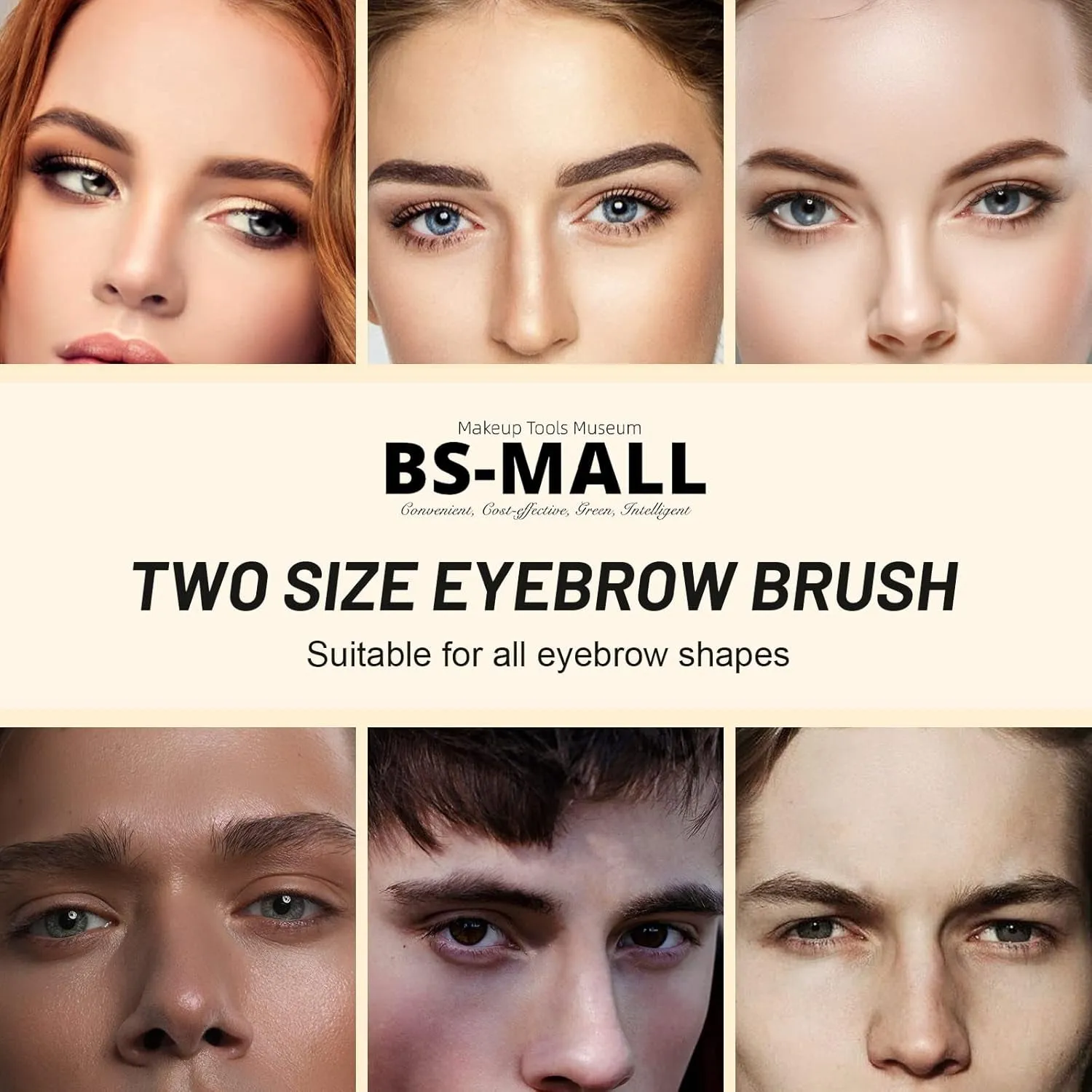Eyebrow Brush Extra Thin Eyeliber Brush for Concealer, Outlining Eyebrows, Eyelid for Liner，Pack of 2