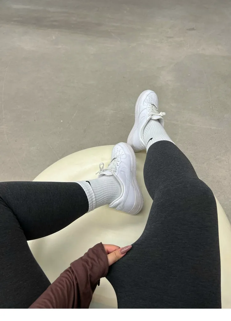 Ezra Solid Color Long Pencil Leg Leggings